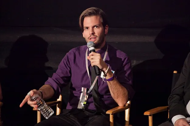 Collin at a Q&A.